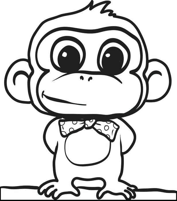616x700 Gorilla Coloring Page Baby Gorilla Coloring Pages Baby Gorilla