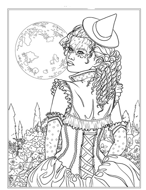 Epic Gothic Coloring Book 492x640 Epic Gothic Coloring Book