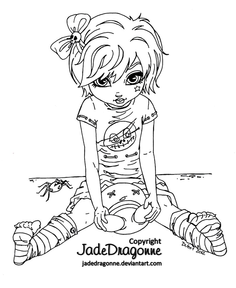 809x988 Gothic Coloring Pages Marvelous