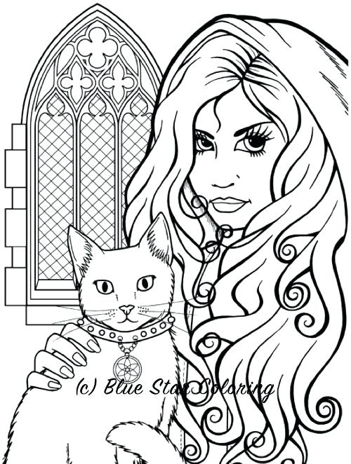 500x662 Gothic Coloring Pages Gothic Coloring Pages Best Coloring Books