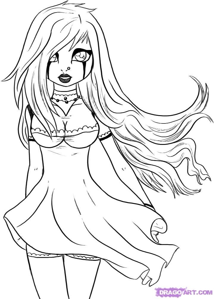 Shining Gothic Coloring Pages For Adults Printable To Print Fairy 719x1005 Shining Gothic Coloring Pages For Adults Printable To Print Fairy