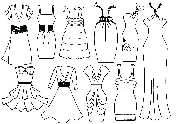 Dress Up Coloring Pages Dress Coloring Pages Clothes Coloring Page 600x424 Dress Up Coloring Pages Dress Coloring Pages Clothes Coloring Page