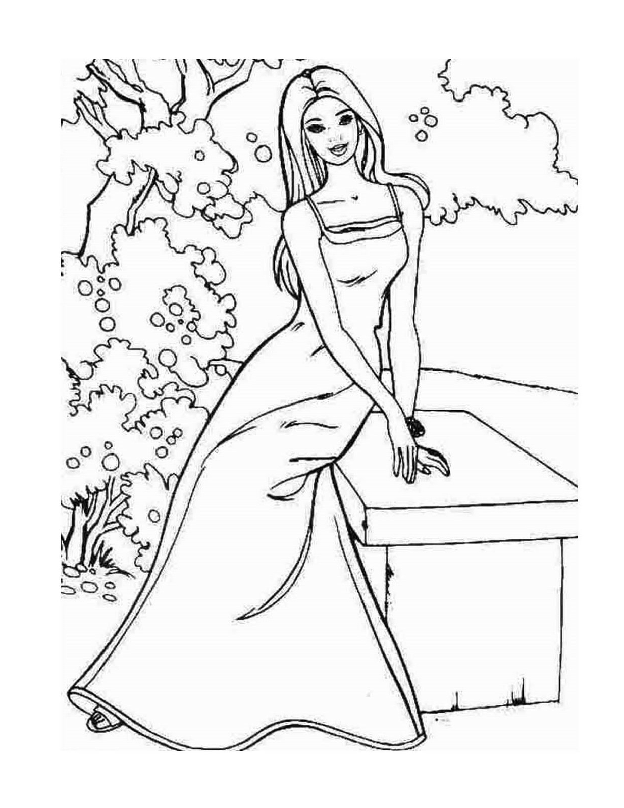 Ball Gown Coloring Page For Girls Printable Free Collection 1236x1600 Ball Gown Coloring Page For Girls Printable Free Collection