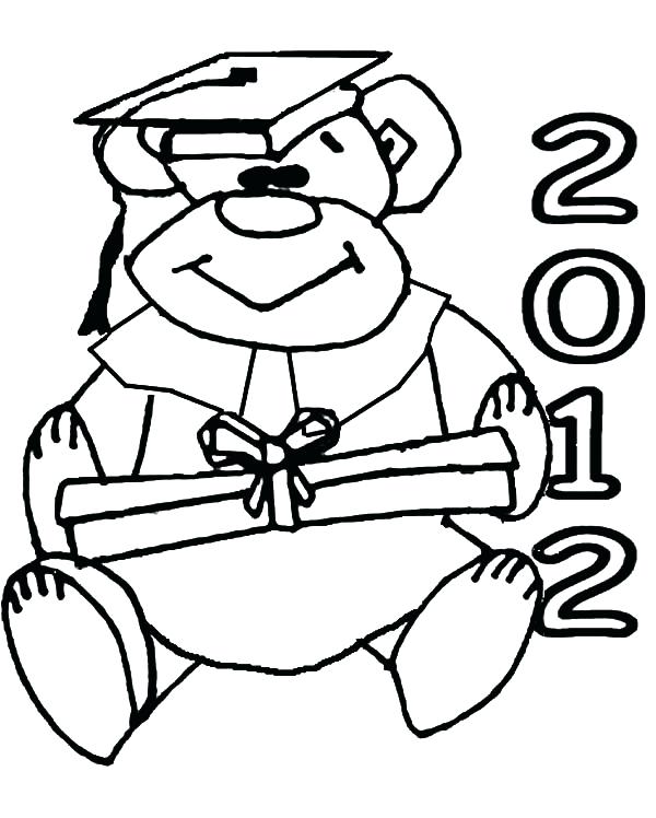 Graduation Cap Coloring Page Graduation Day Coloring Pages 600x748 Graduation Cap Coloring Page Graduation Day Coloring Pages