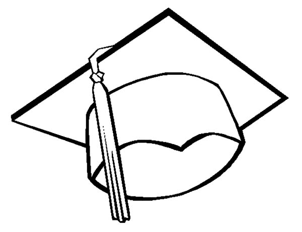 Drawing Graduation Cap Coloring Pages Color Luna 600x462 Drawing Graduation Cap Coloring Pages Color Luna