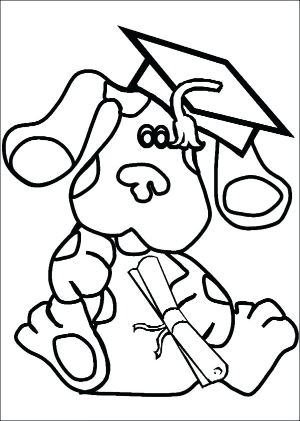 600x840 Graduation Coloring Pages Blues Graduation Coloring Pages