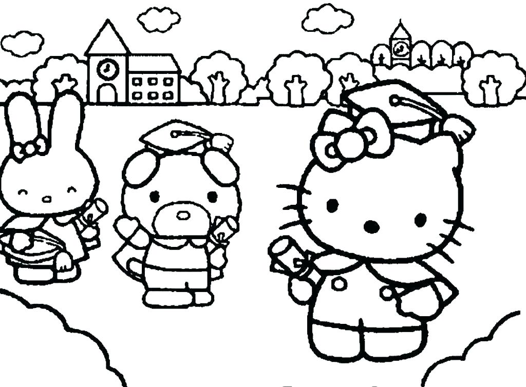 1024x754 Graduation Coloring Pages Graduation Coloring Pages Graduation