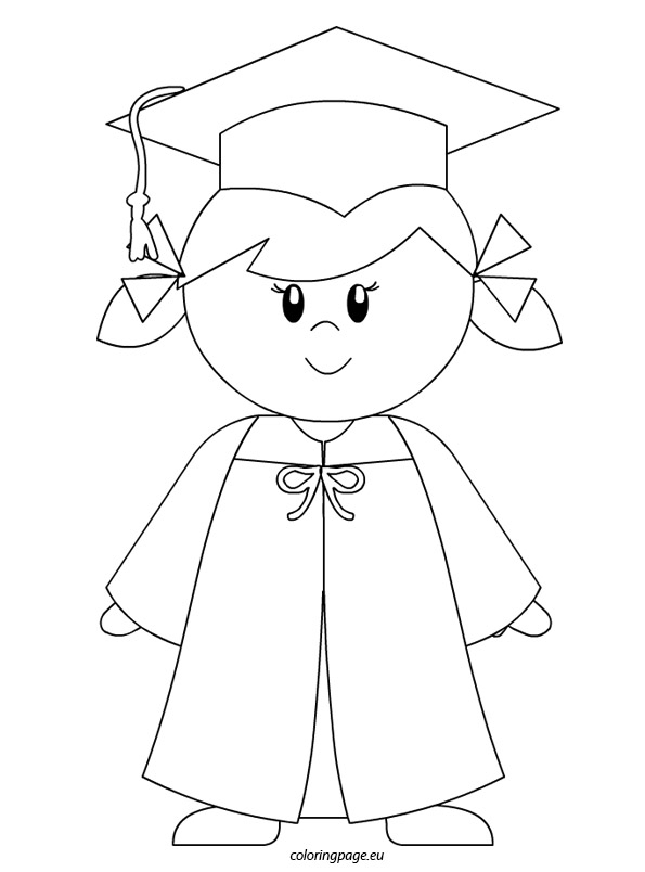 595x804 Graduation Coloring Pages To Print Printable Coloring Page