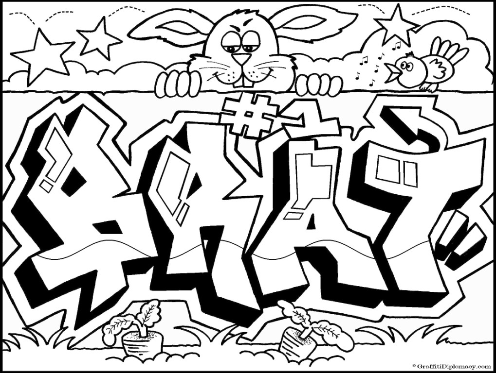 Graffiti Coloring Book Because Y's A Crooked Letter By Graffiti 1019x768 Graffiti Coloring Book Because Y's A Crooked Letter By Graffiti