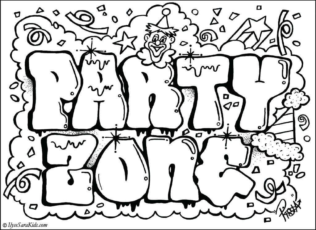 1024x745 Graffiti Coloring Pages Graffiti Coloring Pages Unique Graffiti