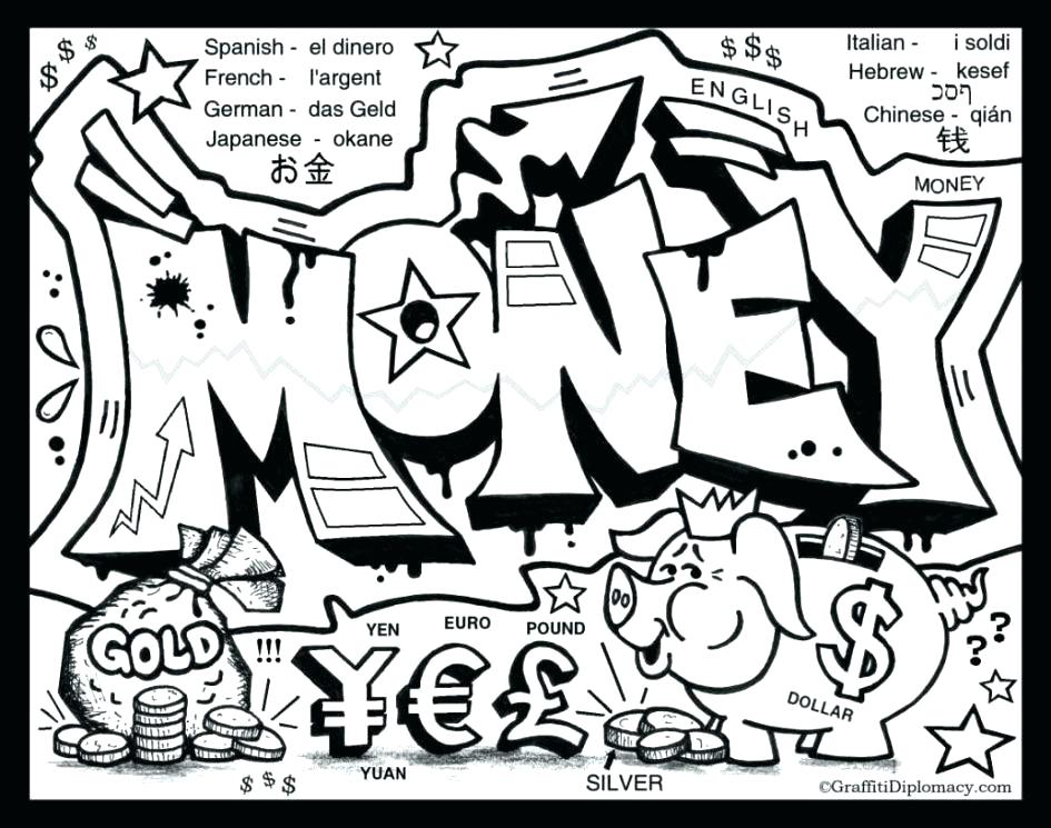 945x745 Coloring Pages Of Graffiti Coloring Pages Graffiti Printable Free