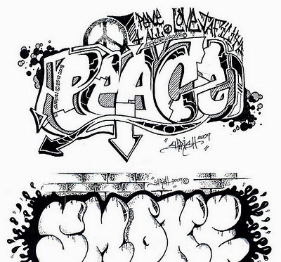 Graffiti Wall Graffiti Words Coloring Pages For Teenagers 400x373 Graffiti Wall Graffiti Words Coloring Pages For Teenagers