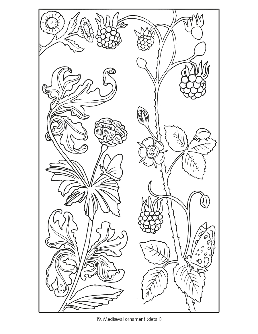 900x1165 Owen Jones The Grammar Of Ornament Coloring Book