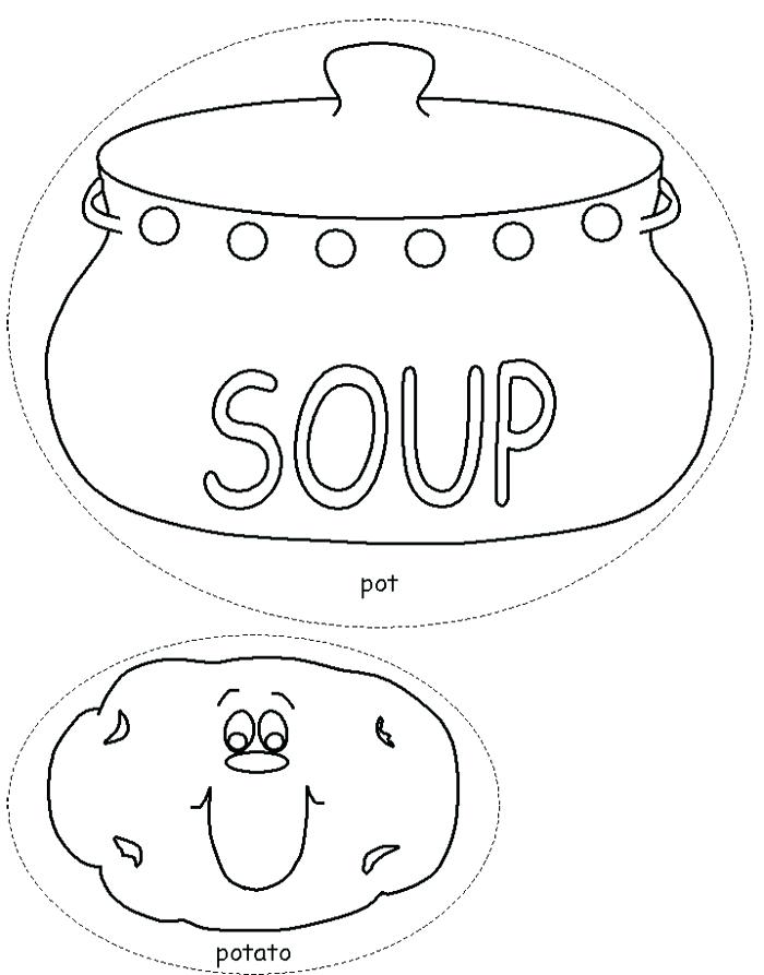 700x893 Stone Soup Coloring Page Click The Celery Pages S On Free Grammar