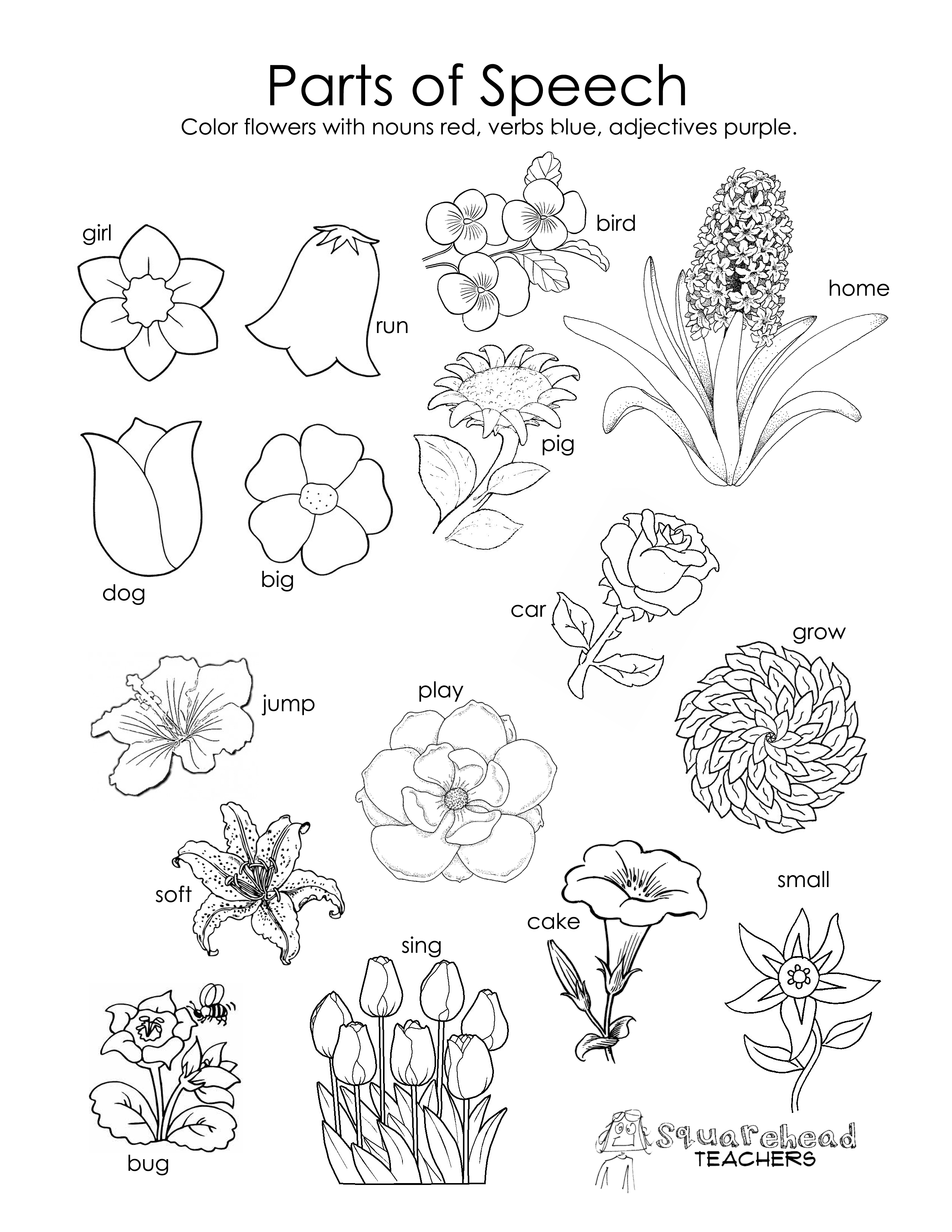 2550x3300 Grammar Colouring Pages, Grammar Coloring Pages