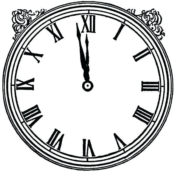 Clock Coloring Page Good Clock Face Coloring Page And Vintage 600x594 Clock Coloring Page Good Clock Face Coloring Page And Vintage