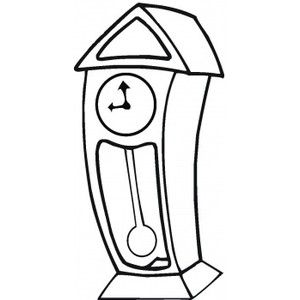 Grandfather Clock Coloring Page Picture Super Coloring P 300x300 Grandfather Clock Coloring Page Picture Super Coloring P