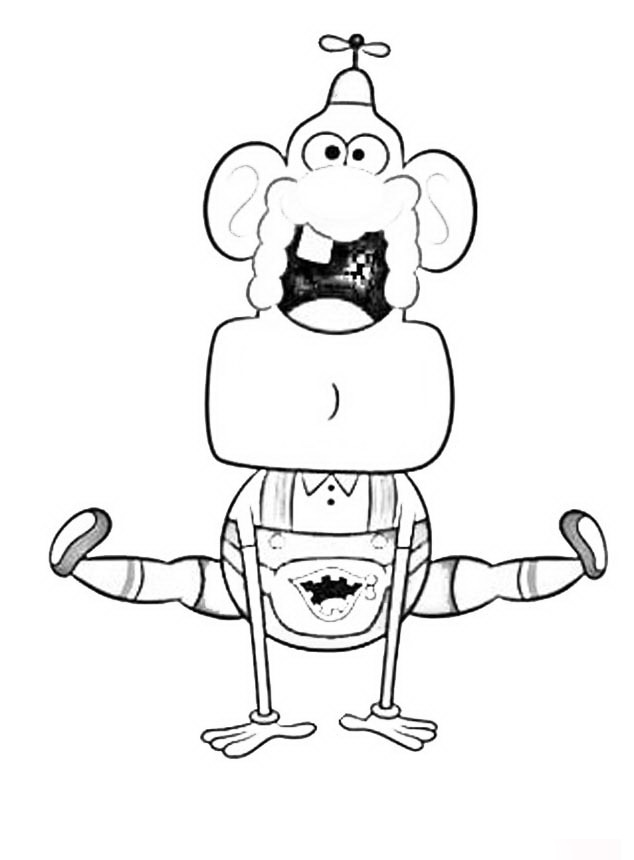 Uncle Grandpa Coloring Pages 634x860 Uncle Grandpa Coloring Pages