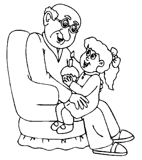 Cupcake For My Grandfather Coloring Pages Color Luna 600x676 Cupcake For My Grandfather Coloring Pages Color Luna