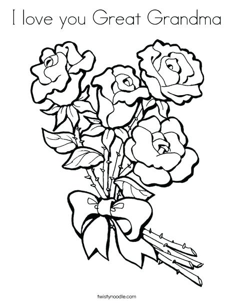 I Love Grandma Coloring Pages 468x605 I Love Grandma Coloring Pages