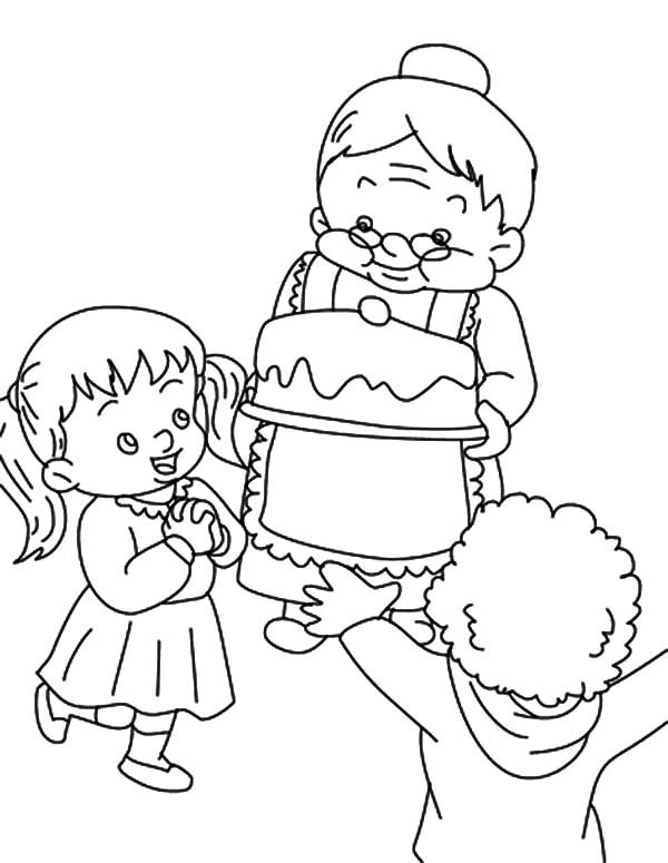 Celebrate My Birthday With Grandmother Coloring Pages Color Luna 600x775 Celebrate My Birthday With Grandmother Coloring Pages Color Luna