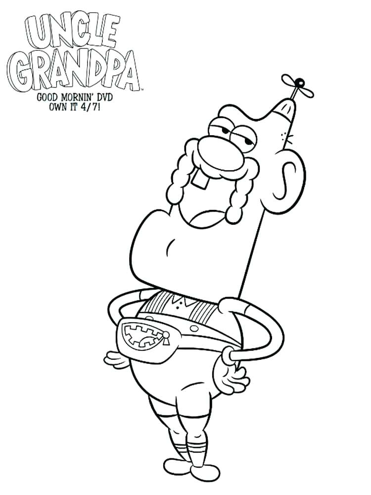 750x1000 Grandpa Coloring Pages Uncle Grandpa Coloring Pages 6 Worlds Best