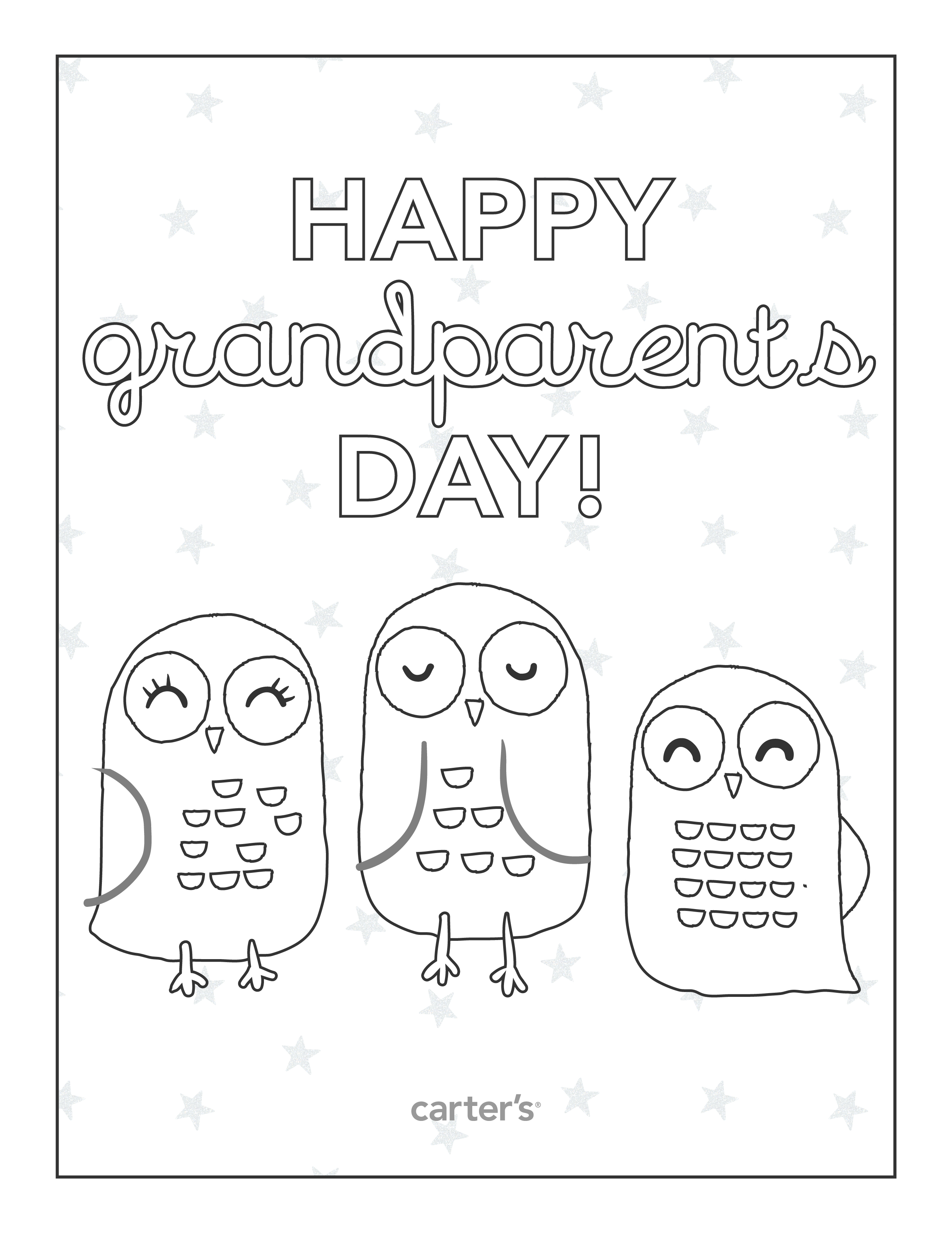 2550x3300 Best Grandparents Day Coloring Pages Free Printable Free 4250
