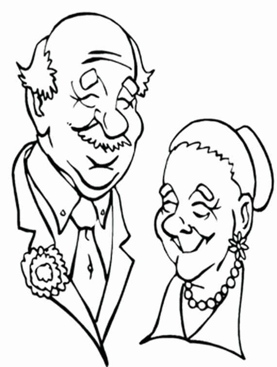 570x756 Grandparents Day Coloring Pages Preschool Photograph Grandparents