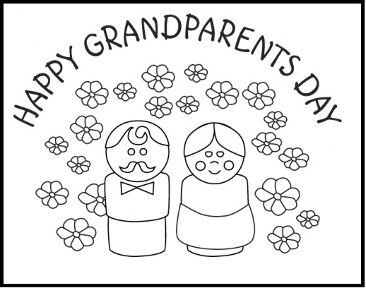 518x408 Best Grandparents Day Coloring Pages Free Printable Free 4255