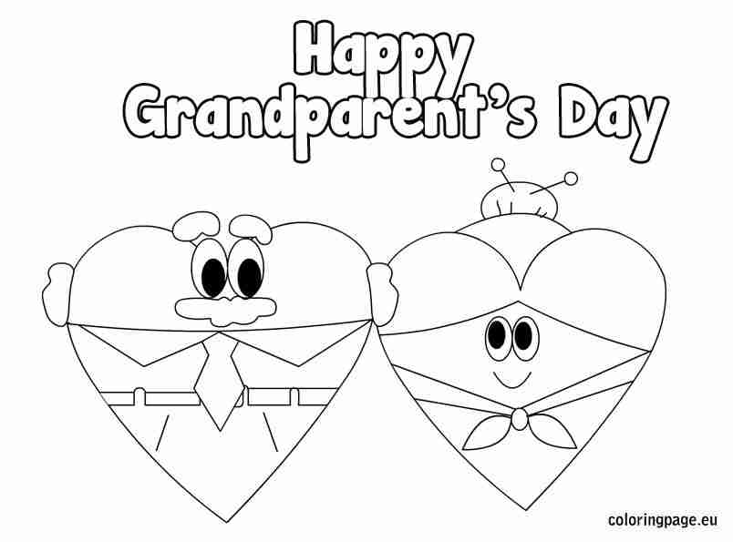 804x595 Happy Grandma Day Coloring Pages Happy Grandparents Day Coloring