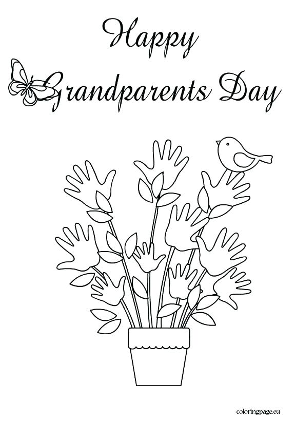 Grandparents Day Coloring Page Happy Grandparents Day Coloring 575x822 Grandparents Day Coloring Page Happy Grandparents Day Coloring