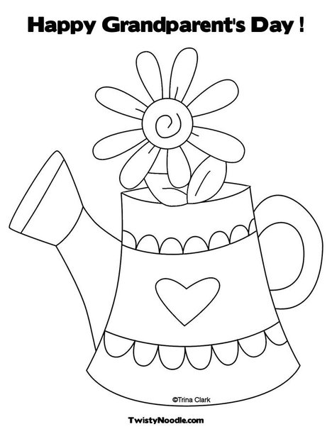 Grandparents Day Coloring Pages 468x605 Grandparents Day Coloring Pages