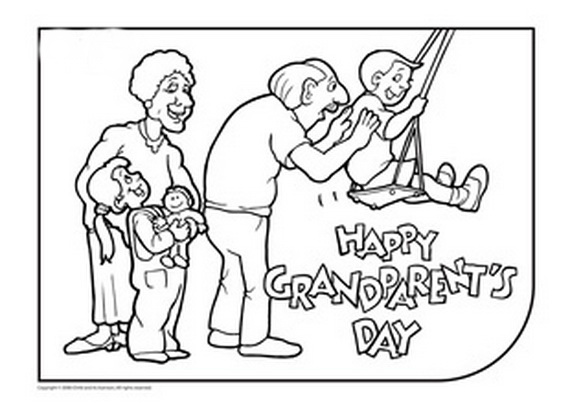 Grandparents Day Coloring Pages 570x416 Grandparents Day Coloring Pages