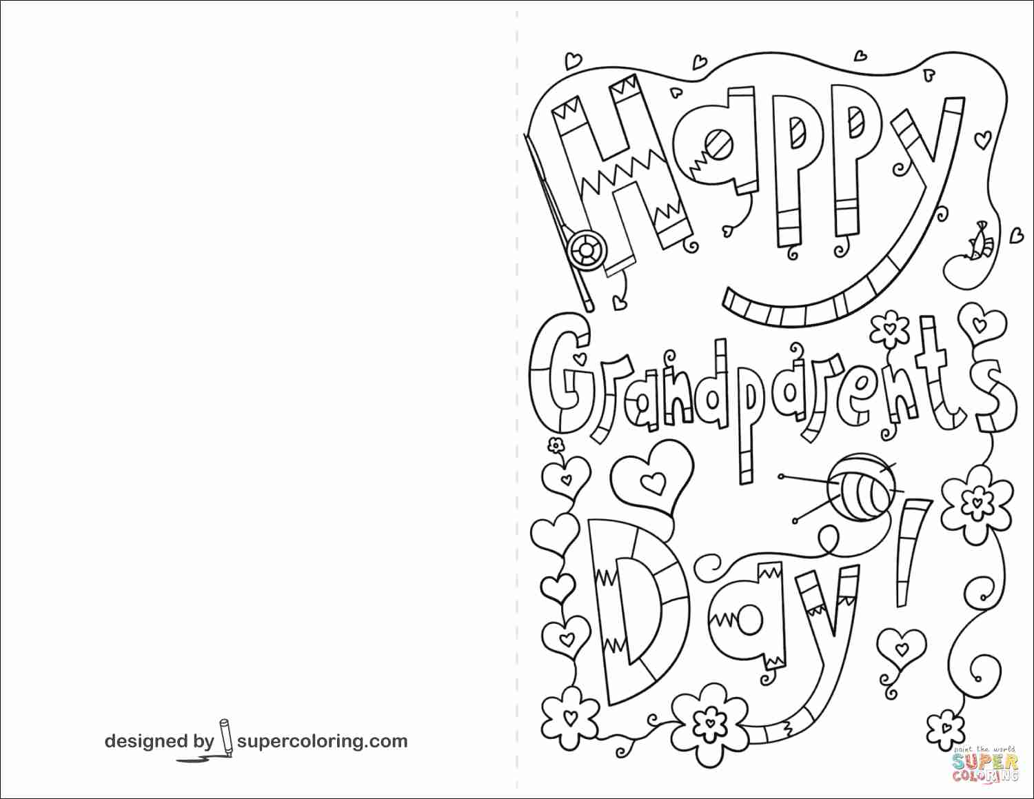 Happy Grandparents Day Coloring Page Free Printable Pages 1500x1159 Happy Grandparents Day Coloring Page Free Printable Pages