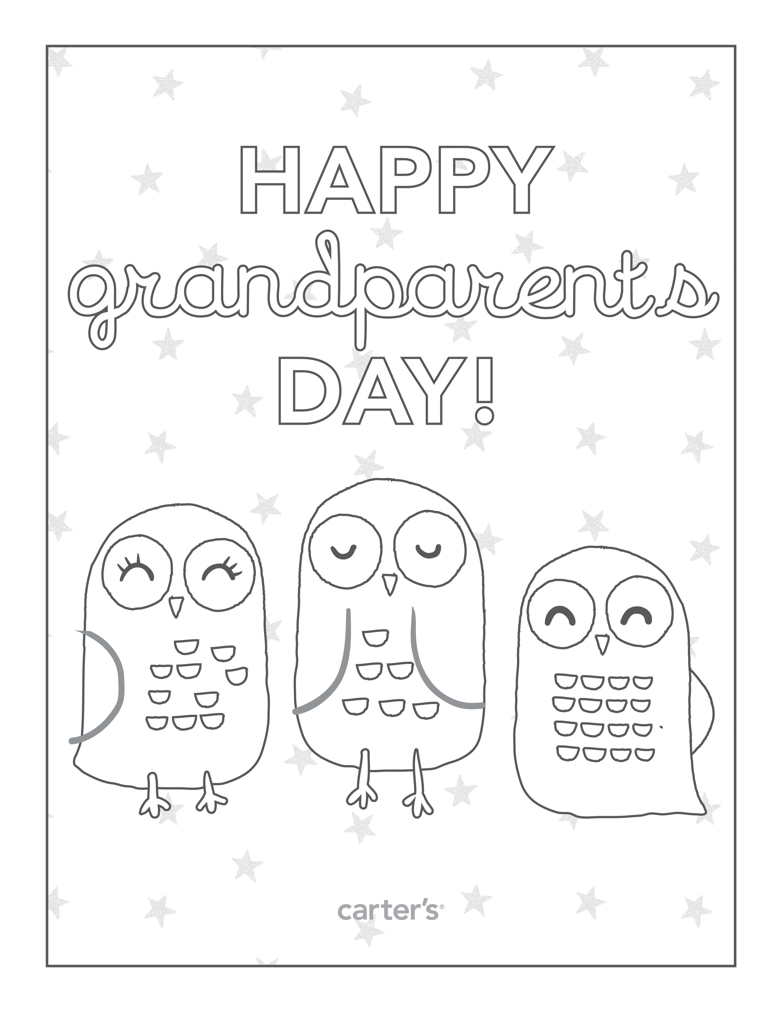 Happy Grandparents Day Coloring Page Free Printable Pages Within 2550x3300 Happy Grandparents Day Coloring Page Free Printable Pages Within