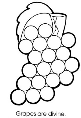 Free Grapes Coloring Pages Team Colors 265x384 Free Grapes Coloring Pages Team Colors