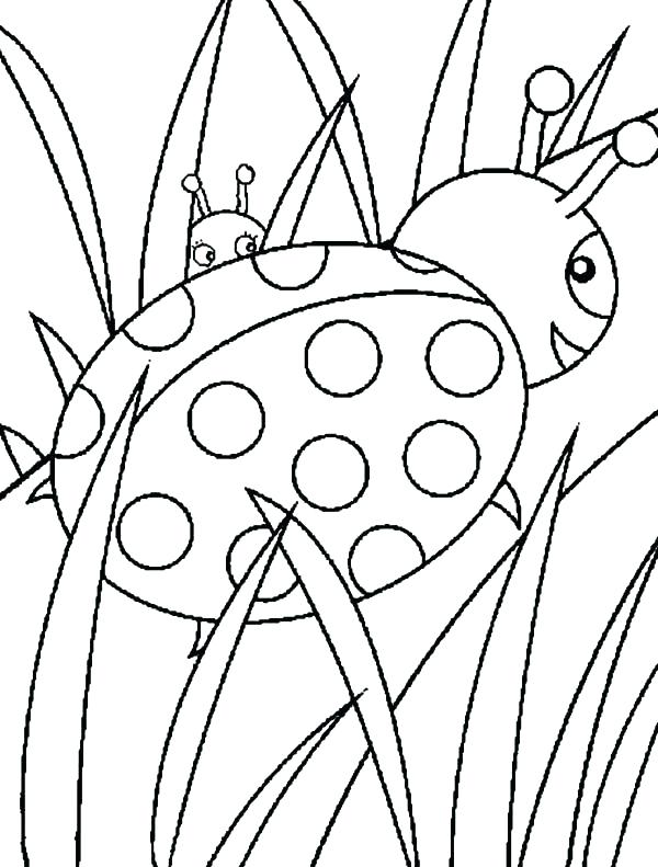 600x791 Ladybug Printable Coloring Pages Printable Coloring Page Ladybug