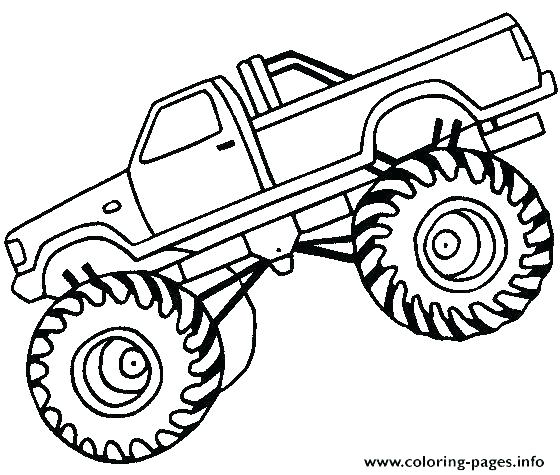 560x475 Monster Truck Color Page Monster Truck Coloring Pages Grave Digger
