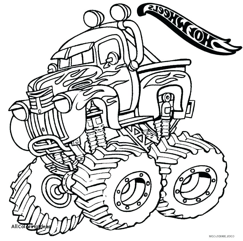 850x846 Grave Digger Coloring Pages