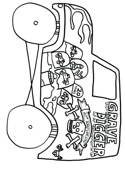 530x730 Grave Digger Coloring Pages Grave Digger Coloring Pages Shared By