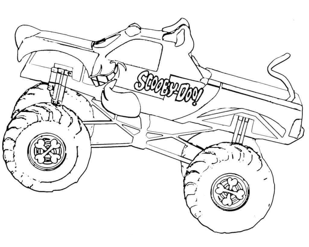 1024x819 Amazing Monster Jam Coloring Pages Printables