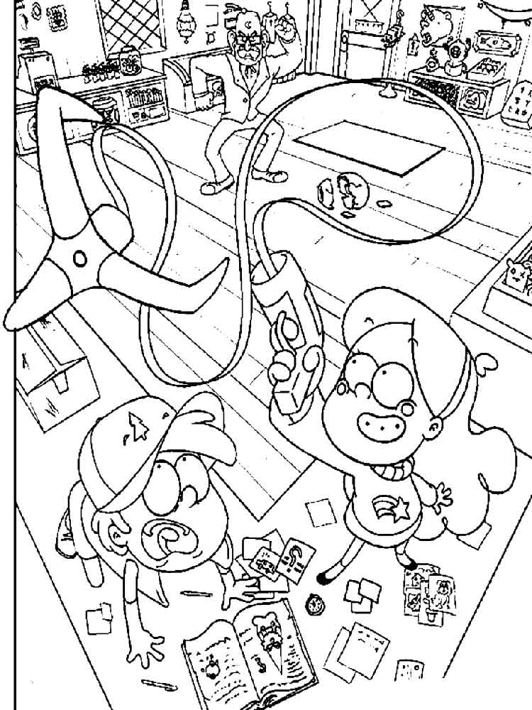Gravity Falls Coloring Pages. Free Printable Gravity Falls 750x1000 Gravity Falls Coloring Pages. Free Printable Gravity Falls