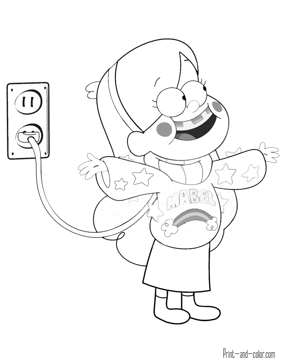 Weird Coloring Pages Of Gravity Falls Disney W 947x1200 Weird Coloring Pages Of Gravity Falls Disney W