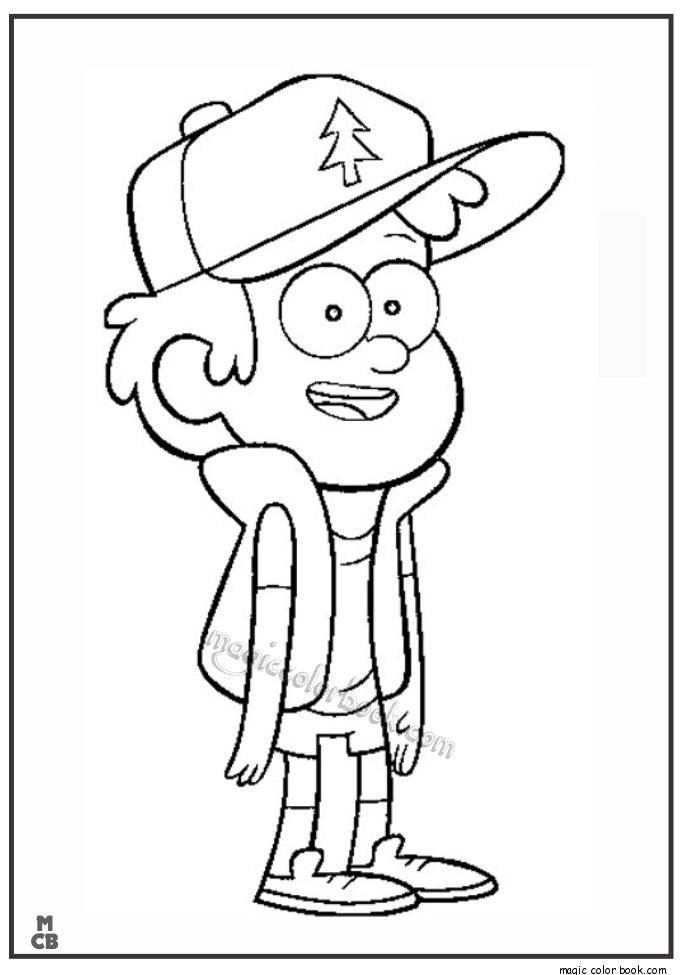 685x975 Gravity Falls Coloring Pages 34