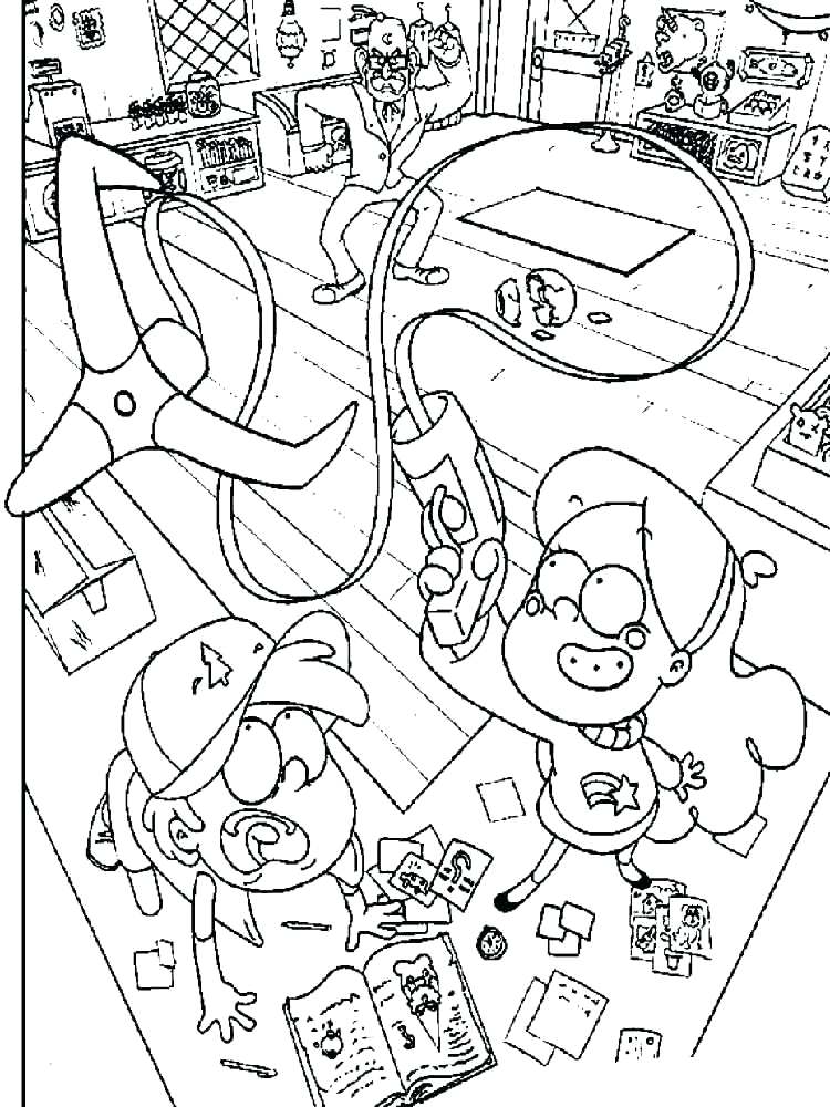750x1000 Gravity Falls Coloring Pages Gravity Falls Coloring Pages Gravity