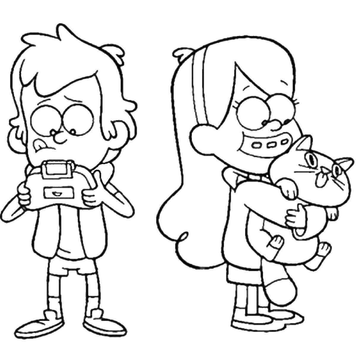 1200x1200 Printable Gravity Falls Coloring Pages