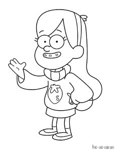 Gravity Falls Coloring Pages To Print