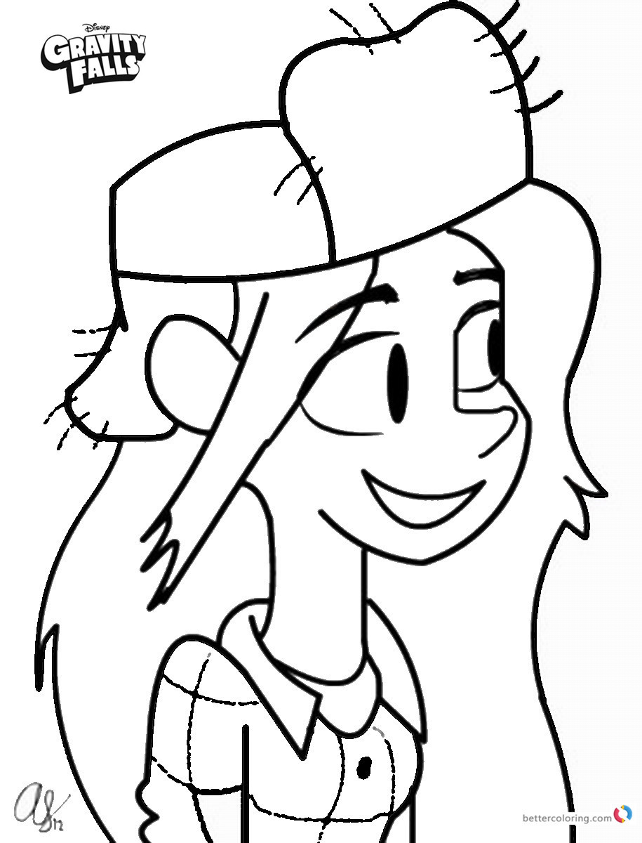 915x1200 Security Gravity Falls Coloring Pages Cute Wen