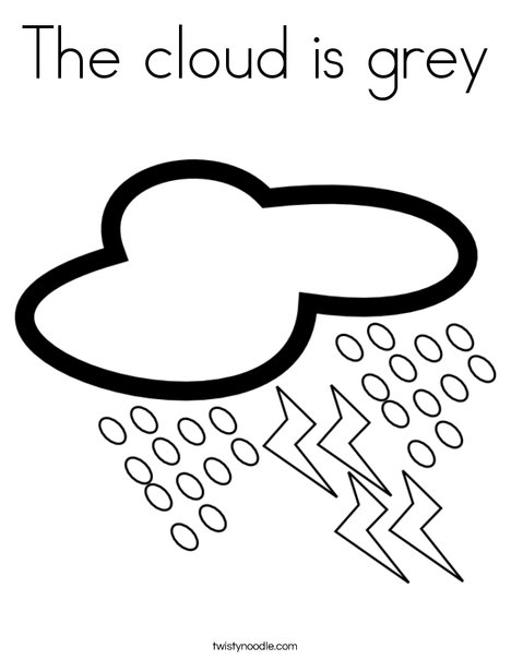 The Cloud Is Grey Coloring Page 468x605 The Cloud Is Grey Coloring Page