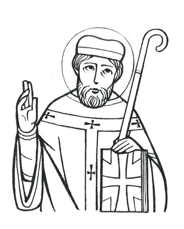 603x750 Saints Coloring Pages